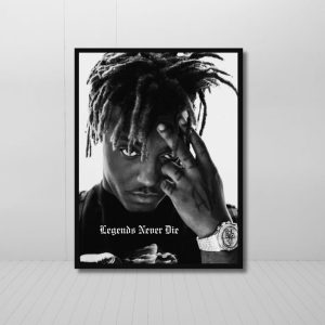 Juice-Wrld-Poster-999-Legends-Never-Die-Hip-Hop-Rap-Poster