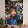 Juice WRLD Music Tapestry Rug – Non-Slip Hip Hop Mat for Home Use