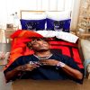 Juice WRLD themed bed set for teen bedroom with stars and 3D effect