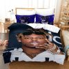 Juice WRLD themed bed set for teen bedroom with stars and 3D effect