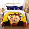 Juice WRLD themed bed set for teen bedroom with stars and 3D effect