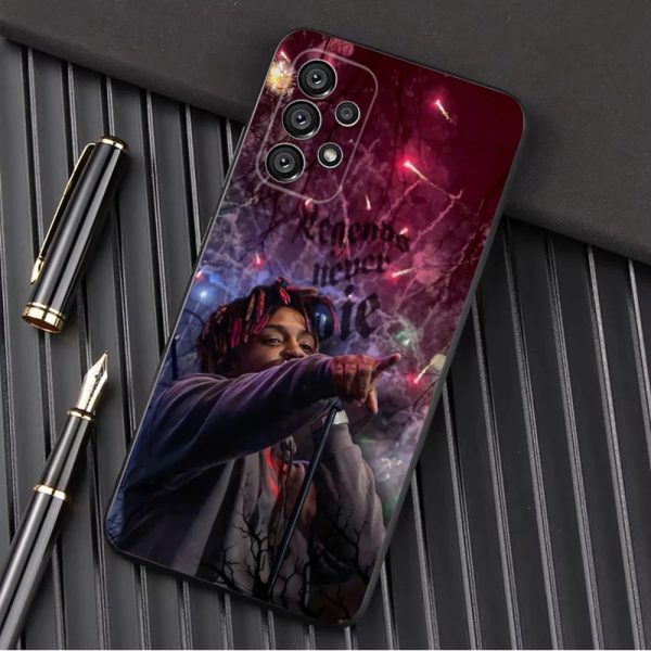 Juice WRLD 999 Case – Soft Black Shell for Samsung Galaxy A Series Fans