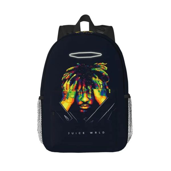 Juice WRLD Trapped In My Head Backpack for Students, Boys, Girls, and Music Fans