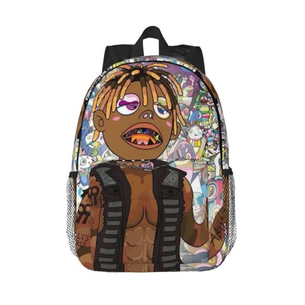Juice WRLD Trapped In My Head Backpack for Students, Boys, Girls, and Music Fans