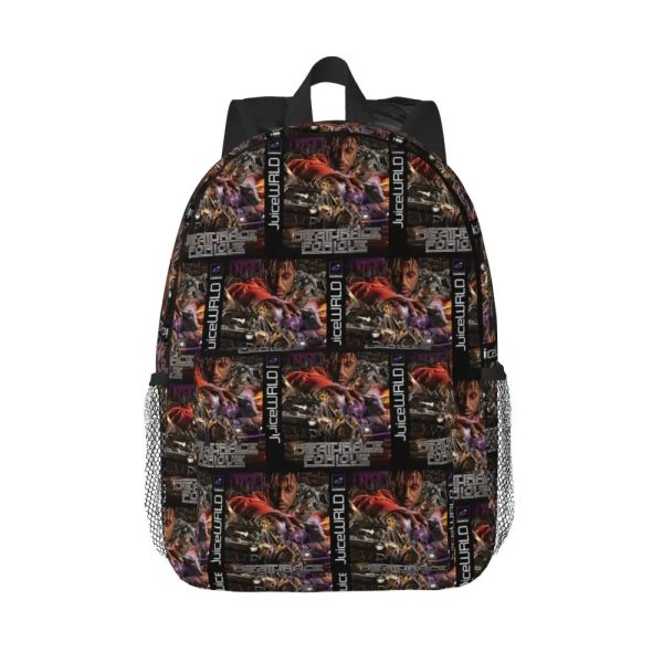 Juice WRLD Trapped In My Head Backpack for Students, Boys, Girls, and Music Fans