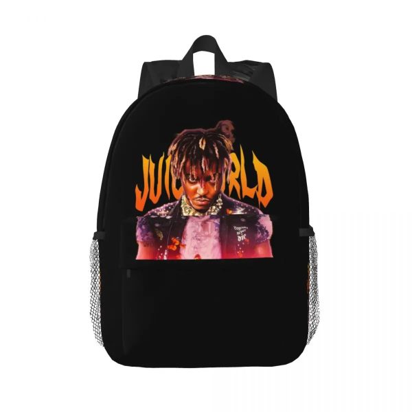 Juice WRLD streetwear backpack for students, boys and girls – school bag and laptop shoulder bag