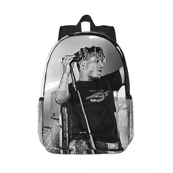 Juice WRLD streetwear backpack for students, boys and girls – school bag and laptop shoulder bag
