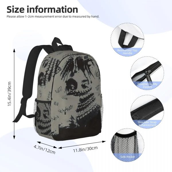Juice WRLD student school backpack for boys and girls