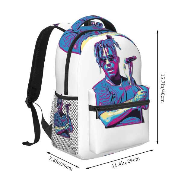 Juice WRLD retro school backpack for boys, girls, and fans