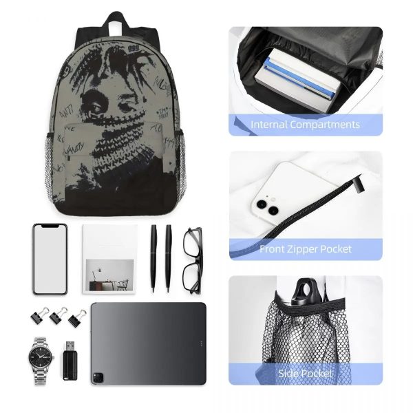 Juice WRLD student school backpack for boys and girls