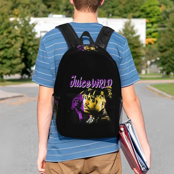 Juice WRLD Streetwear School Backpack for Students and Fans