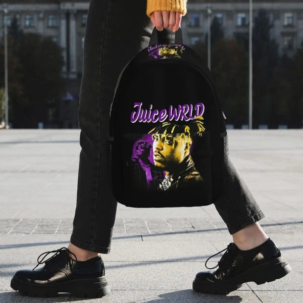 Juice WRLD Streetwear School Backpack for Students and Fans