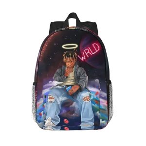 Juice WRLD streetwear backpack for students, boys and girls – school bag and laptop shoulder bag
