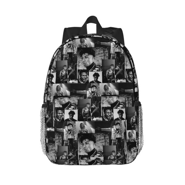 Juice WRLD streetwear backpack for students, boys and girls – school bag and laptop shoulder bag