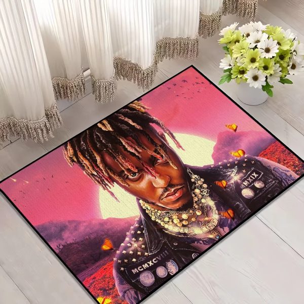Juice WRLD Legends Never Die floor mat for living room, bedroom, or entrance