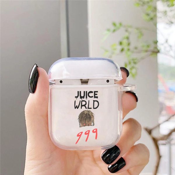 Juice WRLD 999 Clear Earphone Case for AirPods 1 2 3 Pro 2