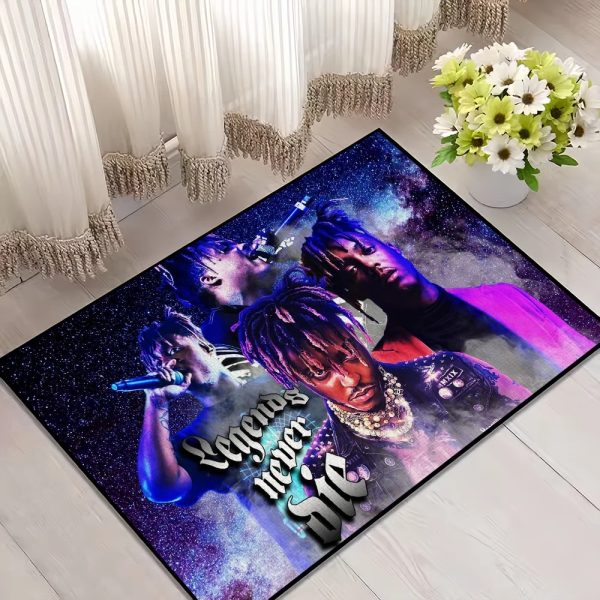Juice WRLD Fighting Demons Non-slip Welcome Door Mat for Home Decor – Bedroom, Balcony, Bathroom Rug