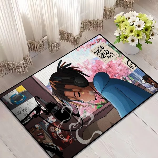 Juice WRLD Legends Never Die floor mat for living room, bedroom, or entrance